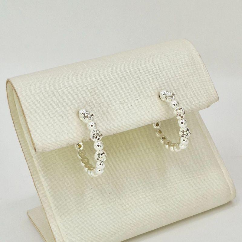 ARGOLA BOLINHAS COM FLORES