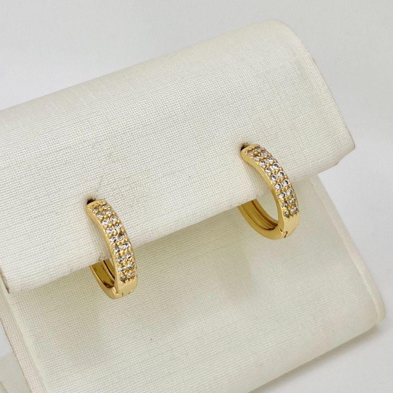 ARGOLA FILEIRAS ZIRCONIA