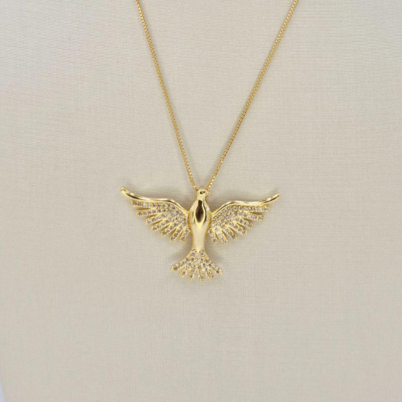 COLAR POMBA CRAVEJADA