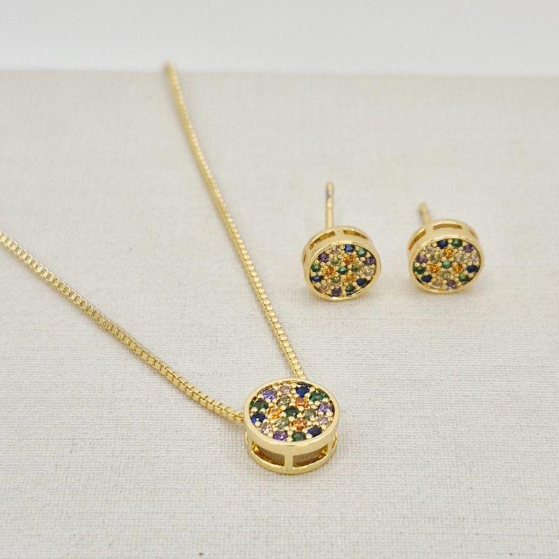 CONJUNTO PEDRAS COLORIDAS