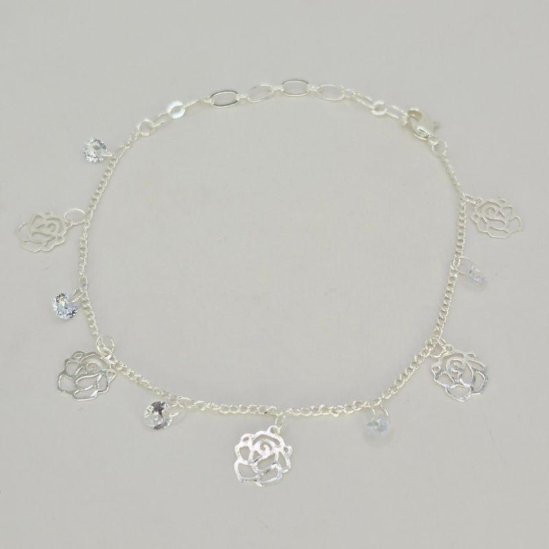 PULSEIRA COM FLORES VAZADAS