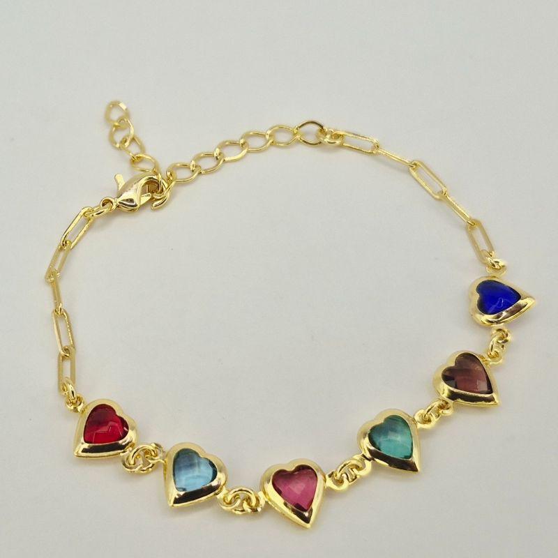 PULSEIRA CORACOES COLORIDOS