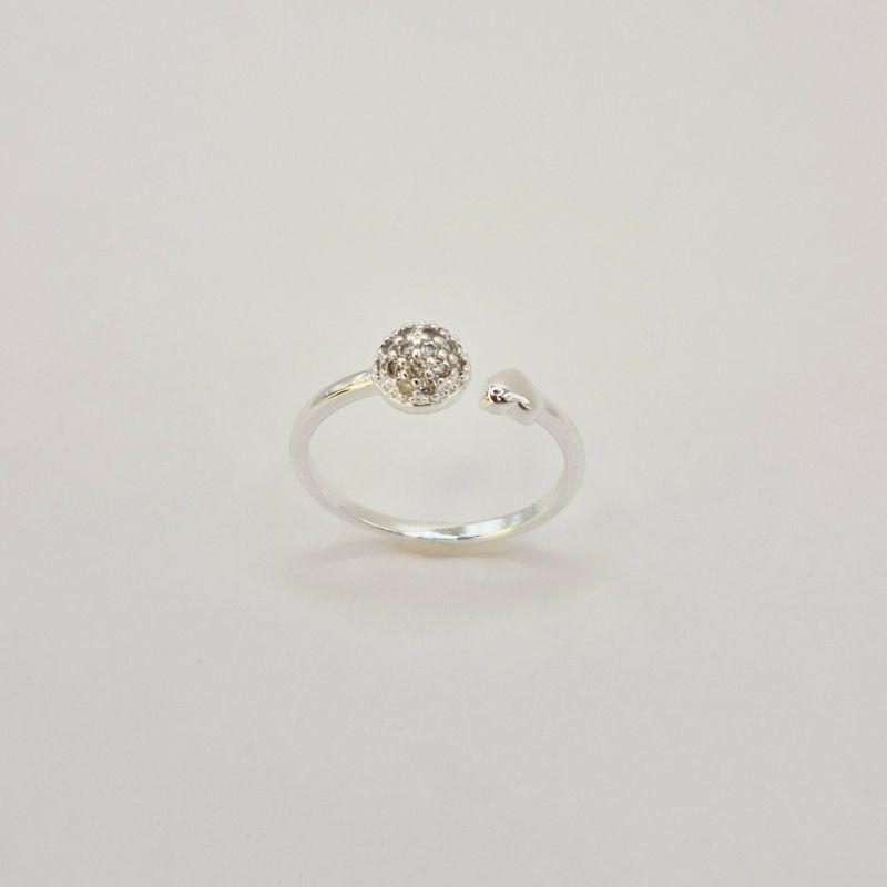 ANEL AJUSTAVEL BOLA CRAVEJADA