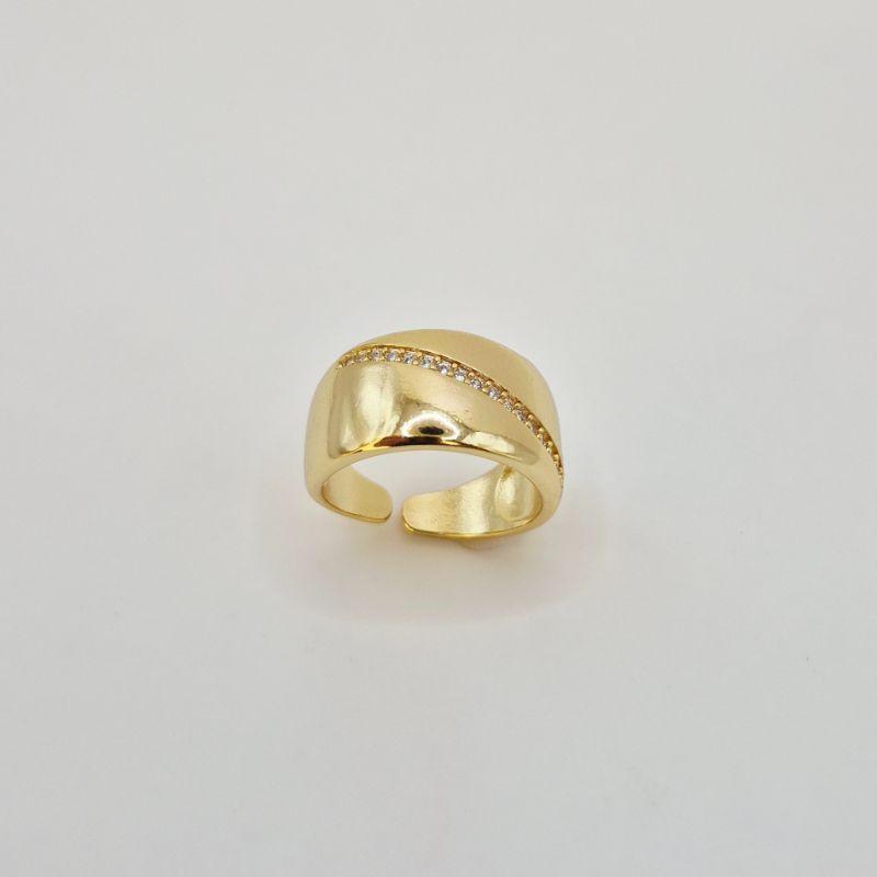 ANEL  AJUSTAVEL LINHA DE ZIRCONIA