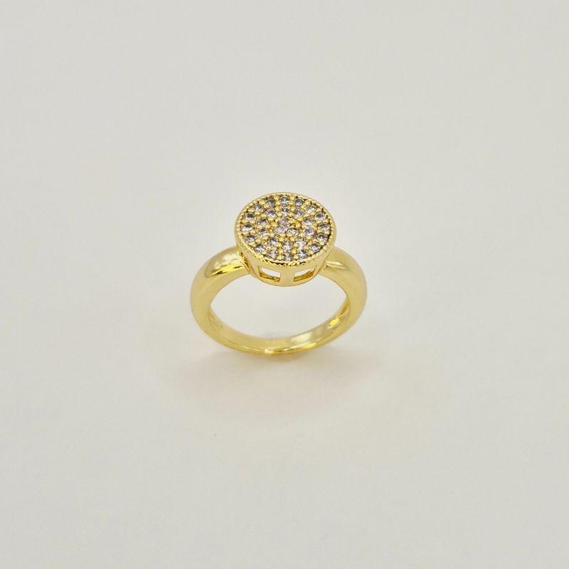 ANEL CIRCULO CRAVEJADO