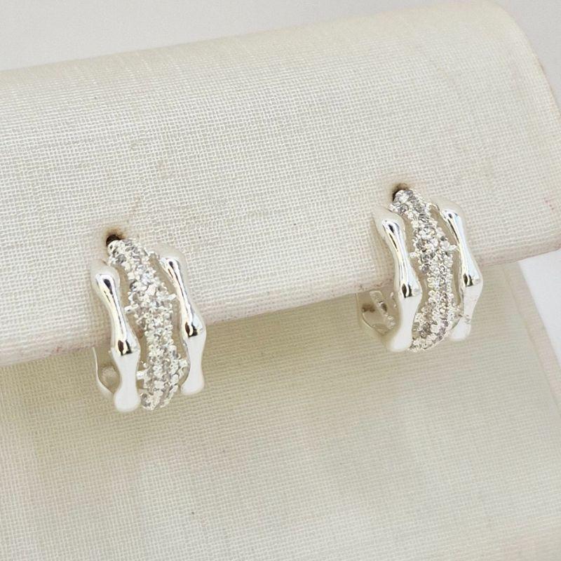 ARGOLA 3 AROS MEIO CRAVEJADO