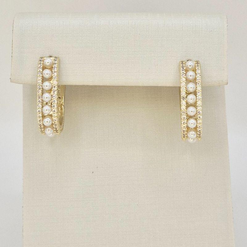 ARGOLA OVAL COM BOLINHAS