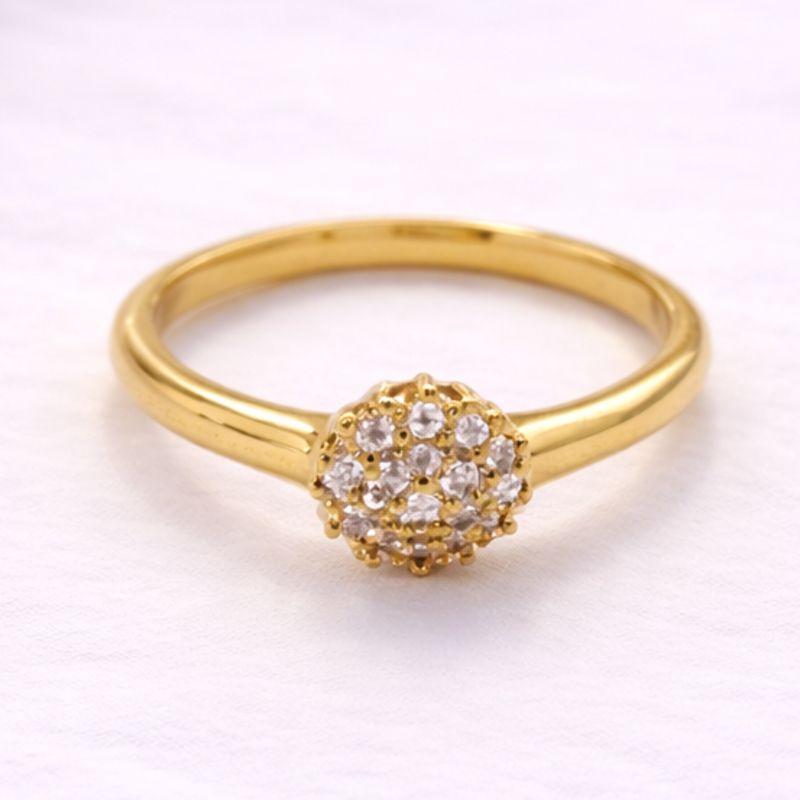 ANEL SOLITARIO CRAVEJADO