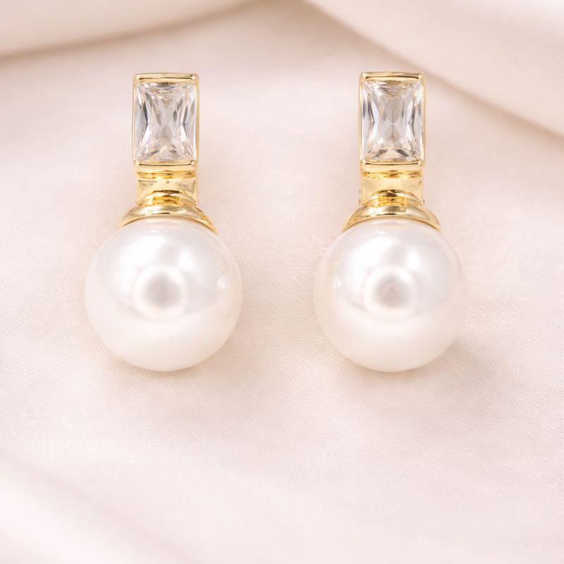 ARGOLA PONTO DE LUZ COM PEROLA