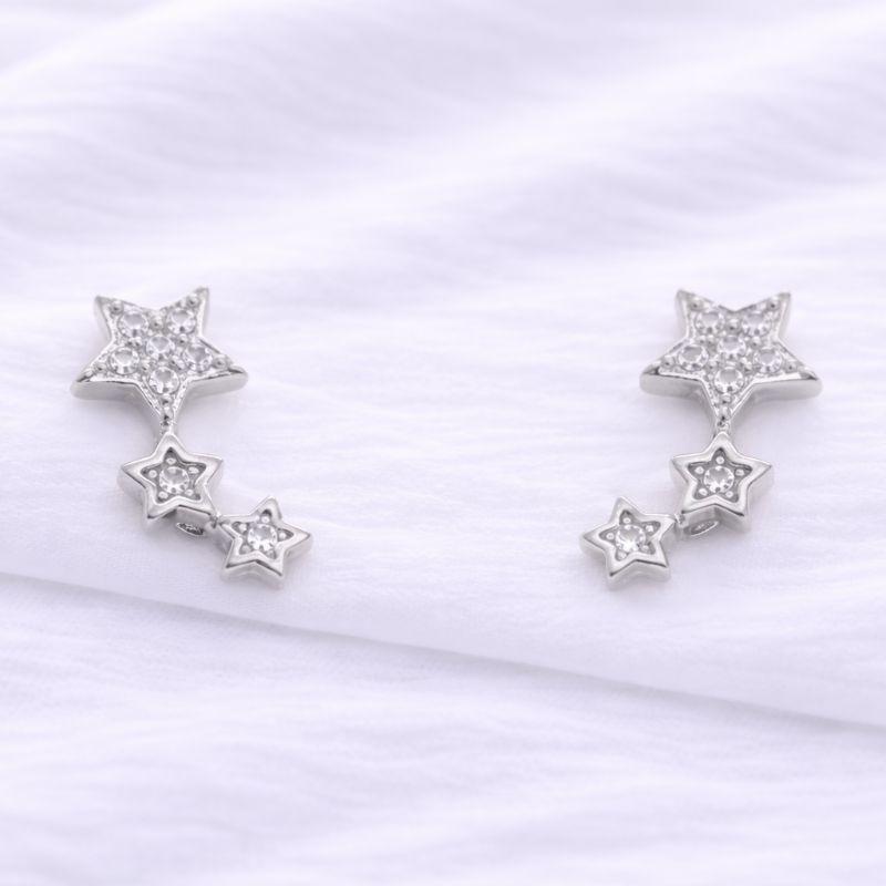 BRINCO 3 ESTRELAS ZIRCONIA