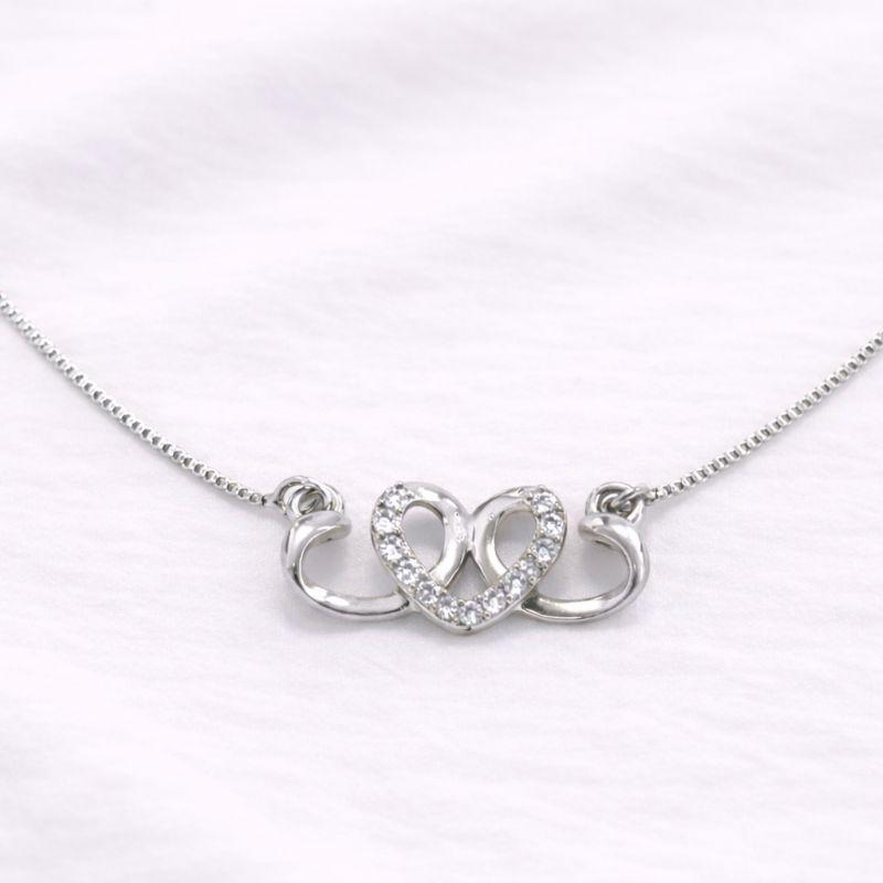 COLAR CORACAO BIPARTIDA