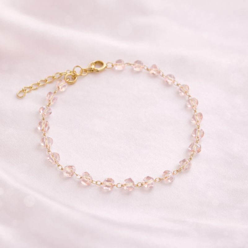 PULSEIRA CRISTAIS ROSA