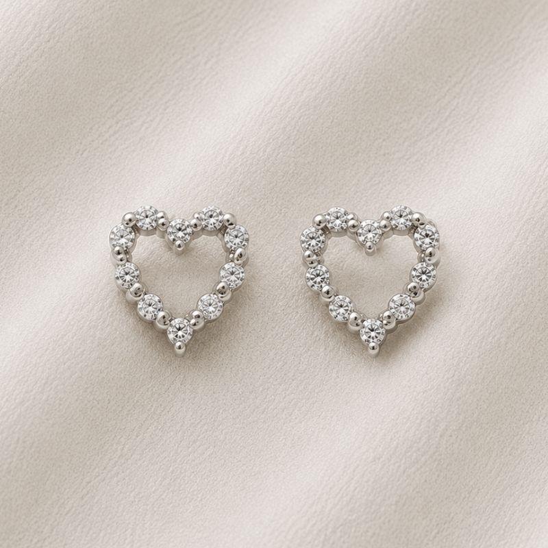 BRINCO CORACAO ZIRCONIA