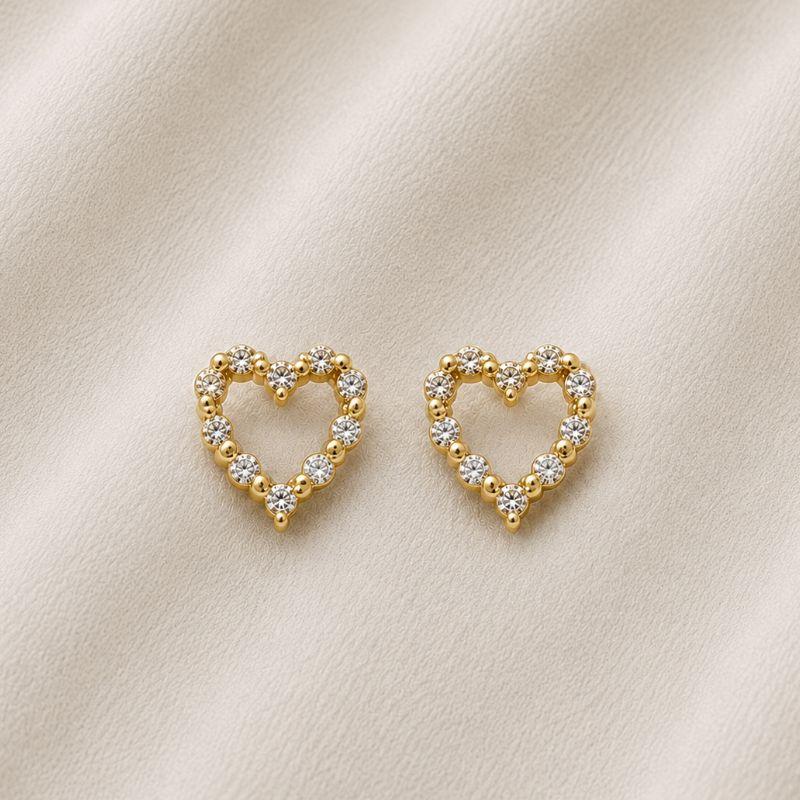 BRINCO CORACAO ZIRCONIA