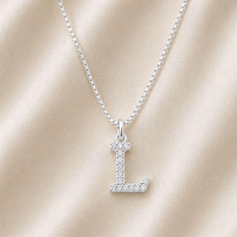 COLAR LETRA ZIRCONIA L