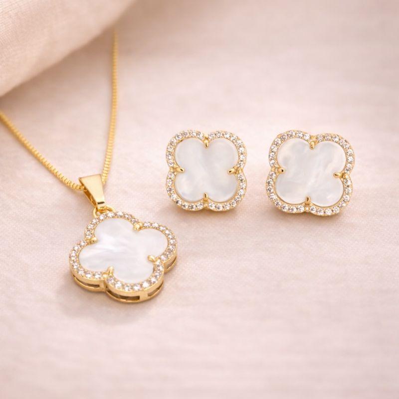 CONJUNTO TREVO BRANCO