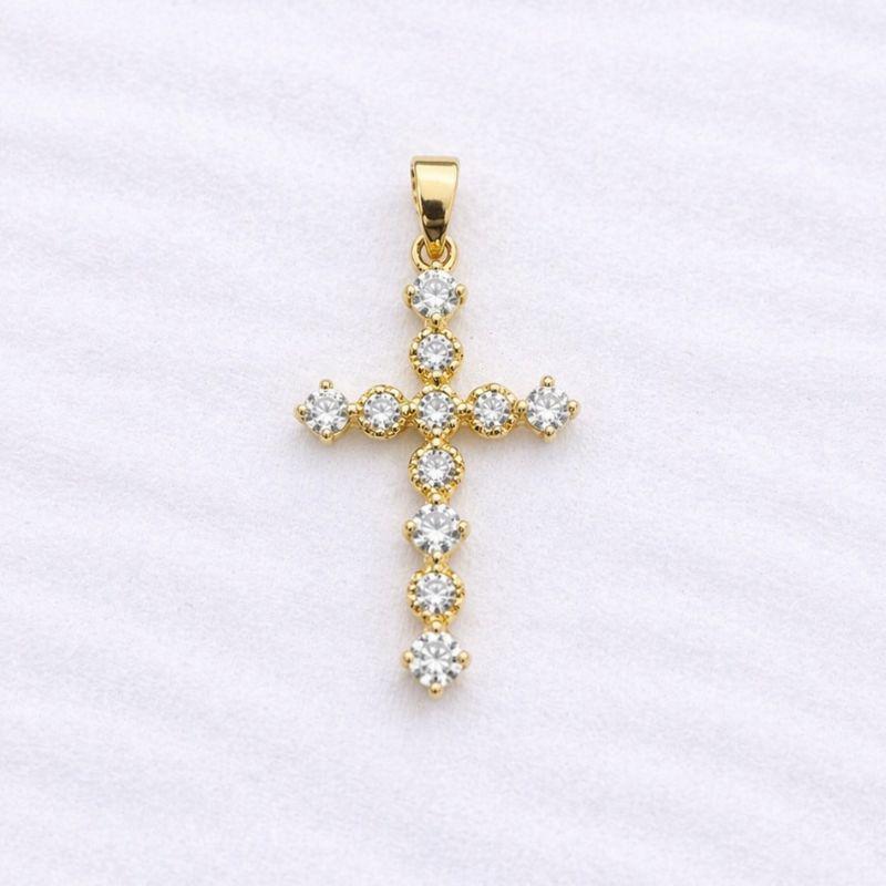 PINGENTE CRUZ ZIRCONIAS