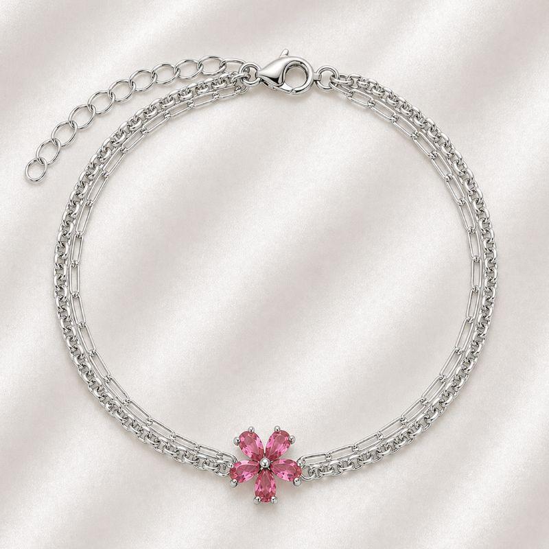 PULSEIRA FLOR ROSA