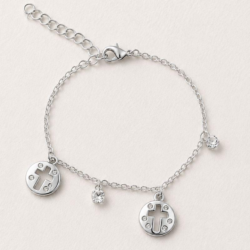PULSEIRA CRUZ COM ZIRCONIAS