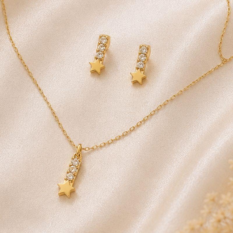 CONJUNTO ESTRELA ZIRCONIA