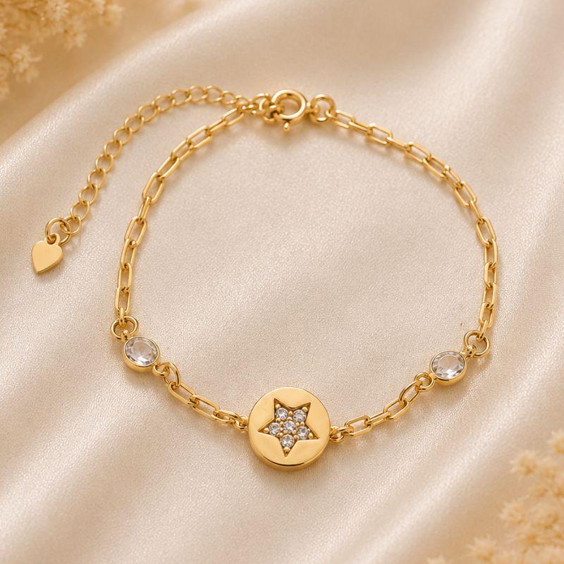 PULSEIRA COM ESTRELA CRAVEJADA