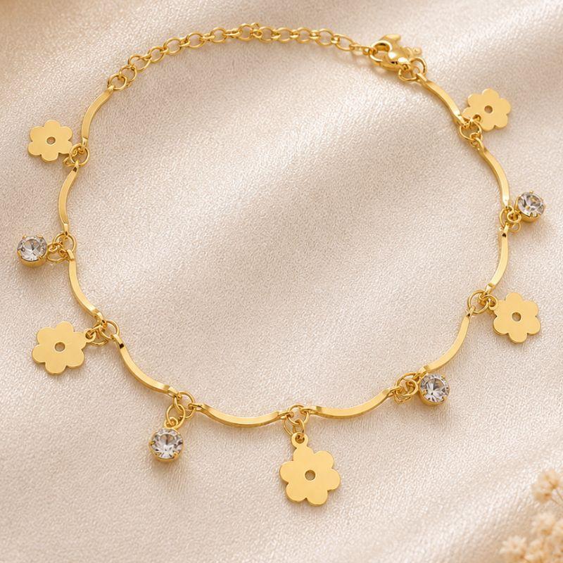 PULSEIRA FLOR E PONTOS DE LUZ