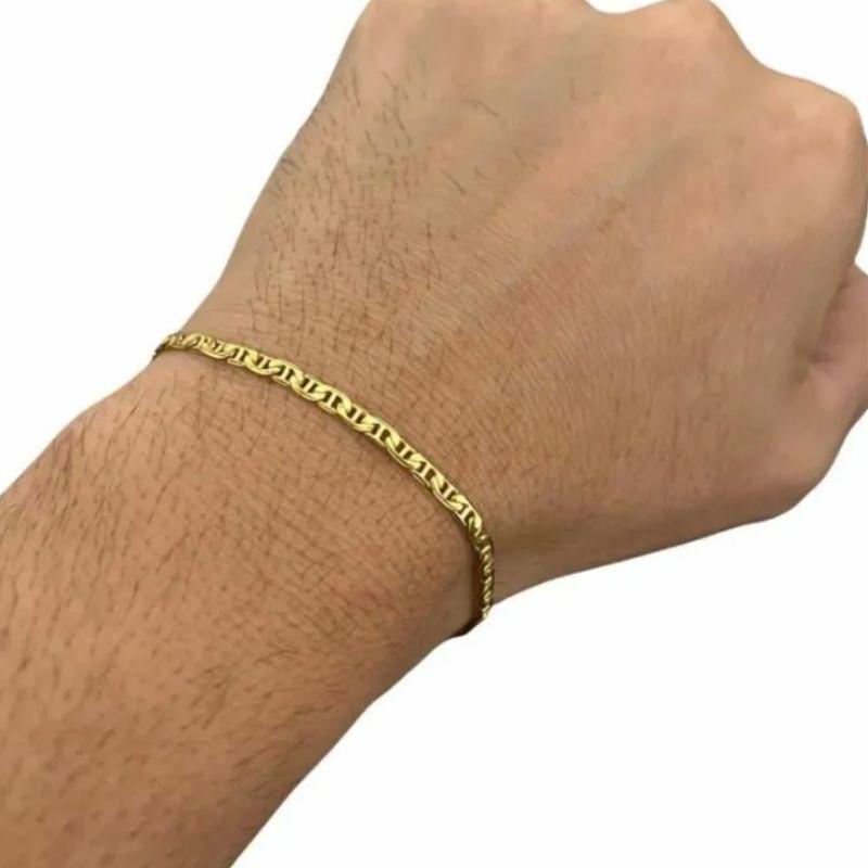 PULSEIRA MASCULINO PIASTRINE FECHO GAVETA