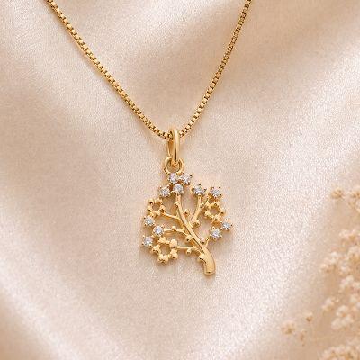 COLAR ARVORE ZIRCONIAS