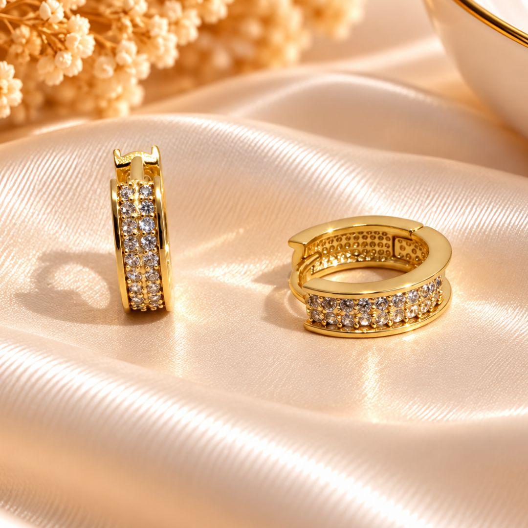 ARGOLA FILEIRAS DE ZIRCONIA