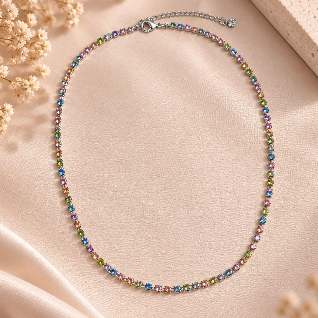 CHOCKER QUADRADOS COLORIDOS
