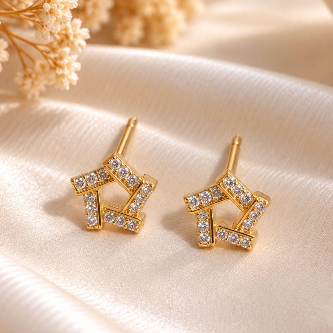 BRINCO ESTRELA DE BARRAS CRAVEJADAS