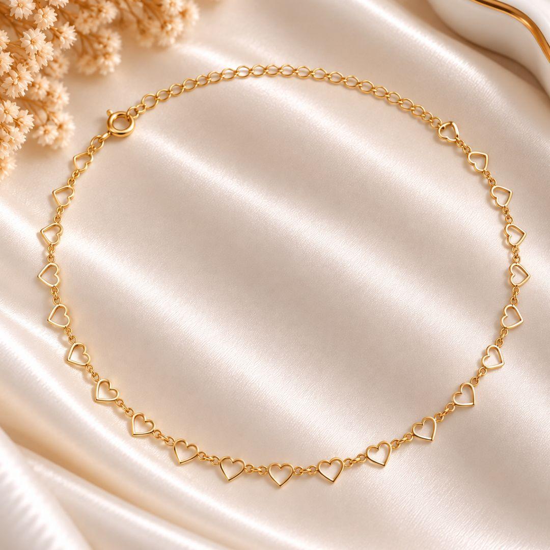 CHOCKER CORACOES VAZADOS