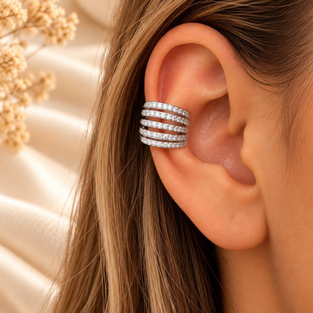PIERCING FAKE 5 ELOS CRAVEJADO