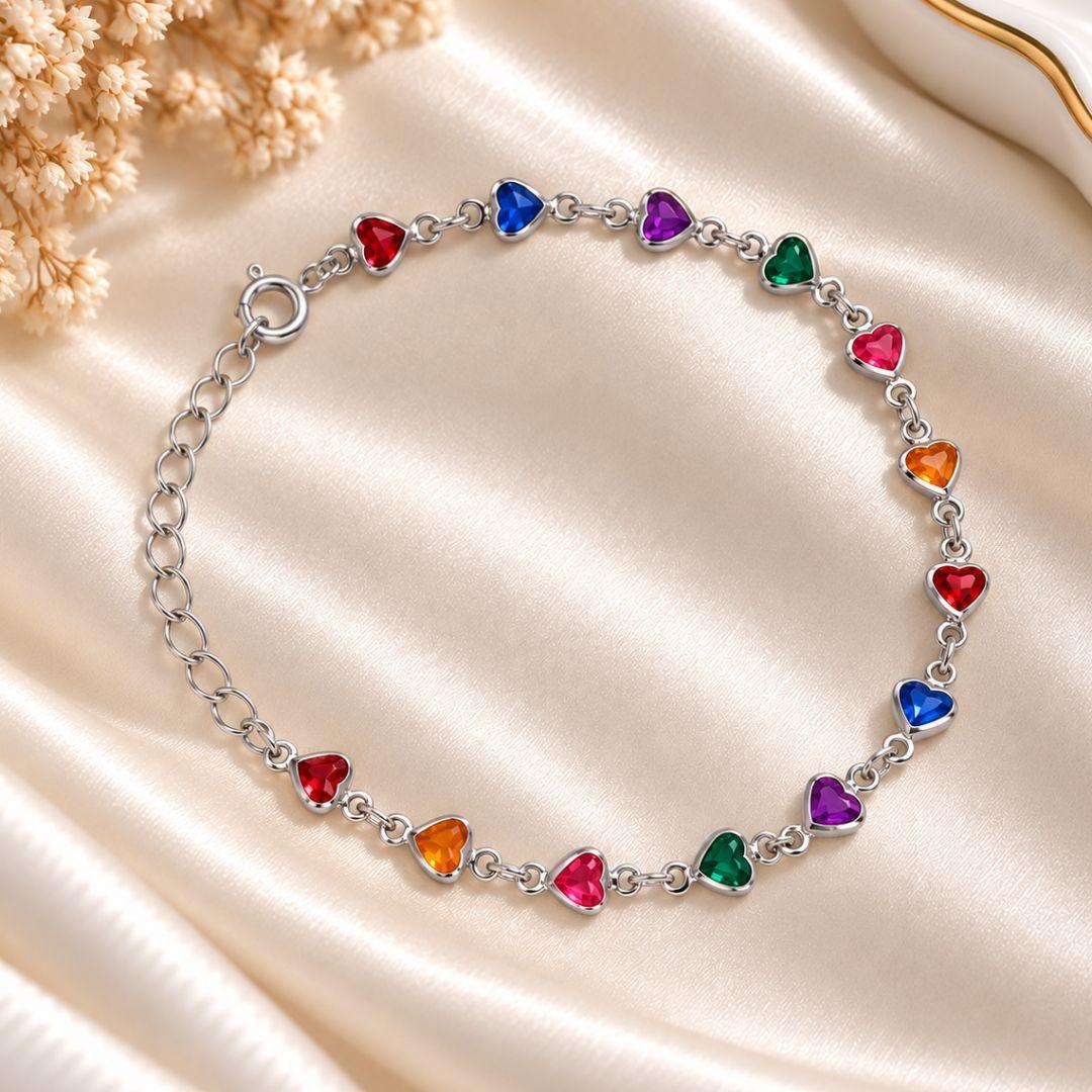 PULSEIRA CORACOES COLORIDOS