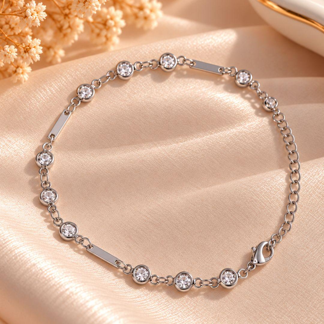 PULSEIRA ZIRCONIAS E BARRINHAS